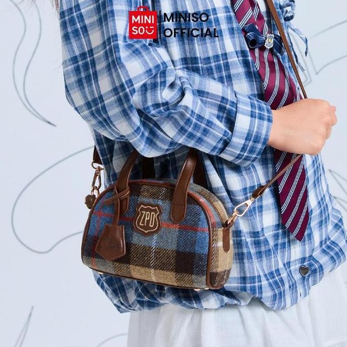 MINISO X Disney Zootopia Collection Bowling Crossbody Bag Tas Wanita Sling Bag Original