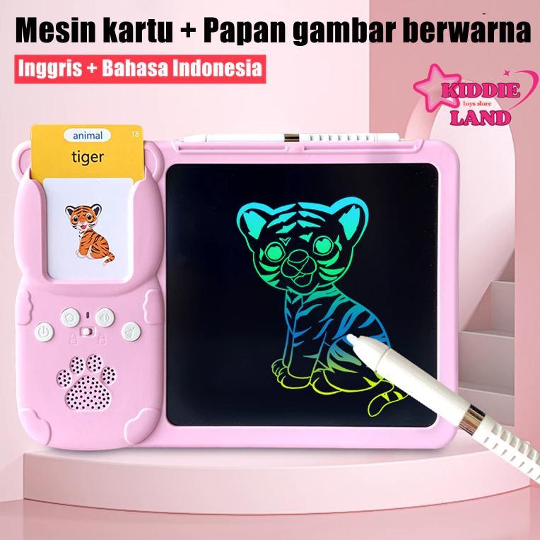 [BQD] Mainan Tablet Gambar Mesin Pendidikan Mesin Kartu Pintar Alat Tulis Mainan Edukasi Anak
