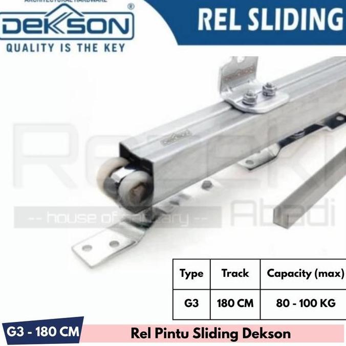 Rel Pintu Sliding Dekson / J3 / Rel Geser