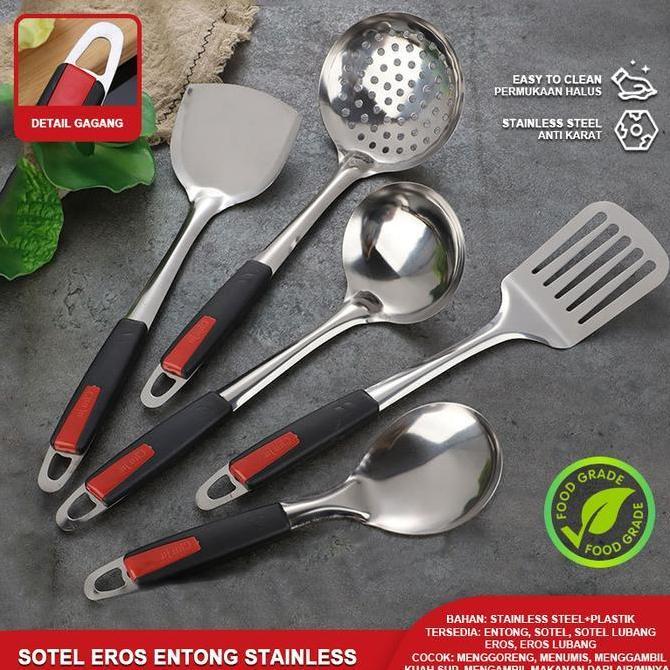 Set Spatula Sutil Sodet Irus Kitchen Set Kitchenware Full Stainless Kitchen Tool Set Stainless Steel