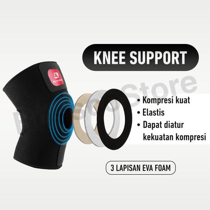 Gasyuuk- Sevenplus Deker Pelindung Lutut Alat Terapi Lutut Deker Lutut Knee Brace Pelindung Lutut Ol
