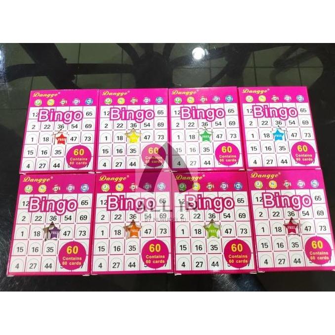 Promo Bingo Card / Kartu Bingo 60 pcs Diskon