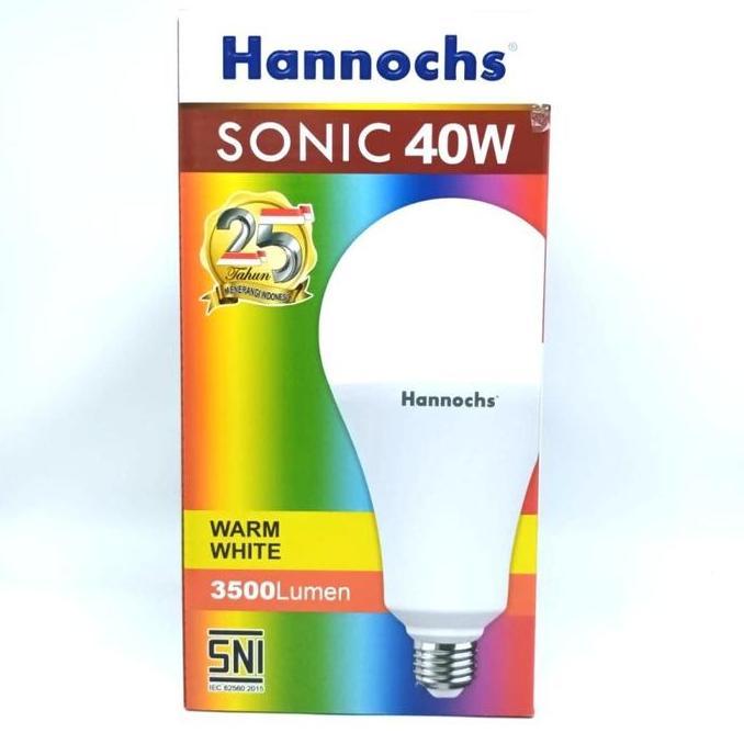 Lampu Led Hannochs Sonic 40W 40 W 40 Watt 40Watt - Kuning Warmwhite