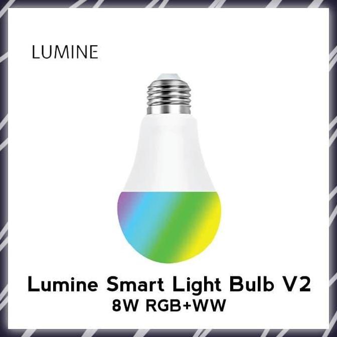 LUMINE Smart Light Bulb LED 8W RGB+WW WiFi Lamp not Bardi Arbit