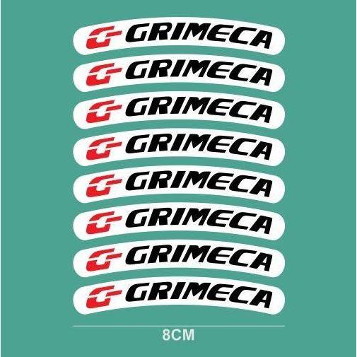Cutting Sticker Velg Motor Grimeca 1set isi 8pcs READY