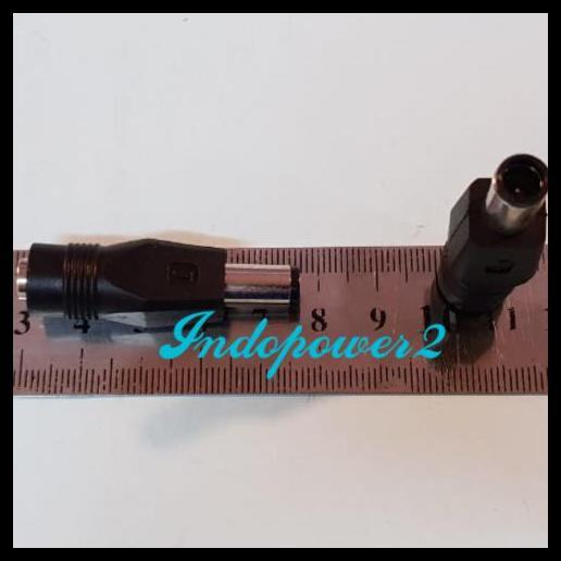 DISKON JACK DC FOR DELL COMPAQ 5.5MM * 2.1MM MALE TO 7.4MM * 5.0MM PIN FEMALE