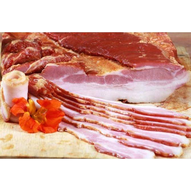 Enaknyoo- Bacon Babi - Sm (Pork Bacon Aroma/ Daging Babi Asap) - Frozen Food