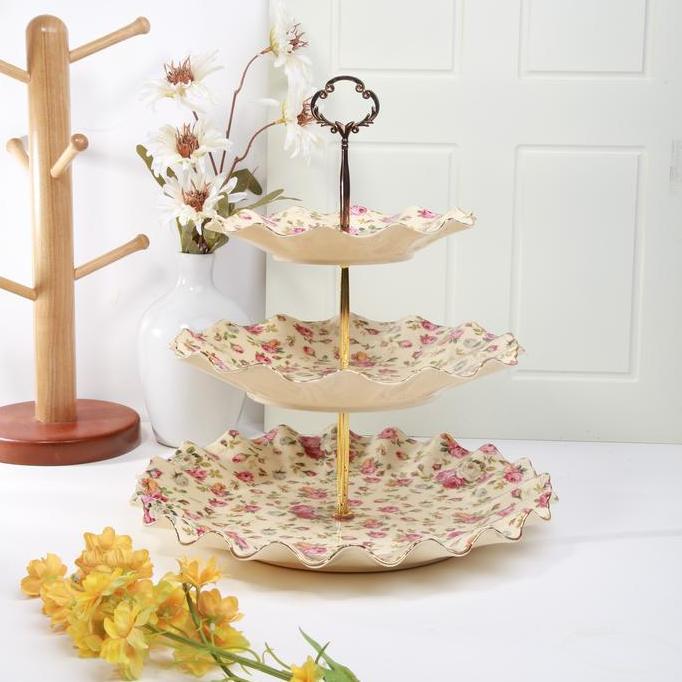 TERBARU - Cake Stand 3 Tier