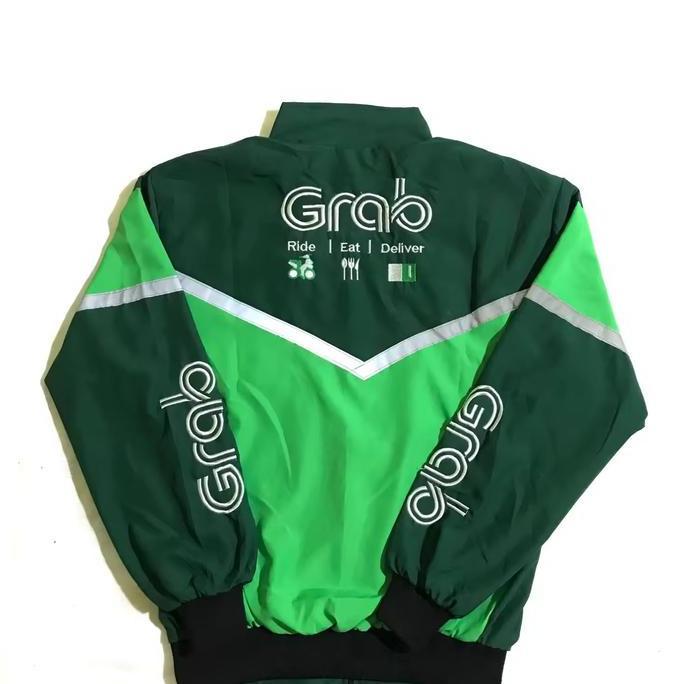 DB282 - FlashSale Jaket Motor Grab Versi Thailand Terbaru Murah Bagus Full Bordir Terlaris No.1