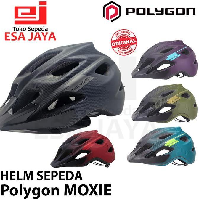 Helm Sepeda Moxie Polygon Helmet MTB Urban Road Outdoor