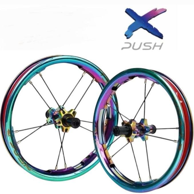 Xpush Wheelset 12 Inch Pushbike Balance bike Velg Electroplating Sepeda Anak Push bike