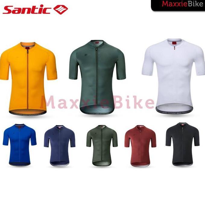 SANTIC AZUNI Jersey Sepeda Pria Lengan Pendek WM0C02156 - Santic Men Cycling Short Sleeve Jersey
