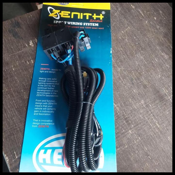 TERLARIS KABEL SET RELAY LAMPU HELLA * 2 RELAY 2 LAMPU *