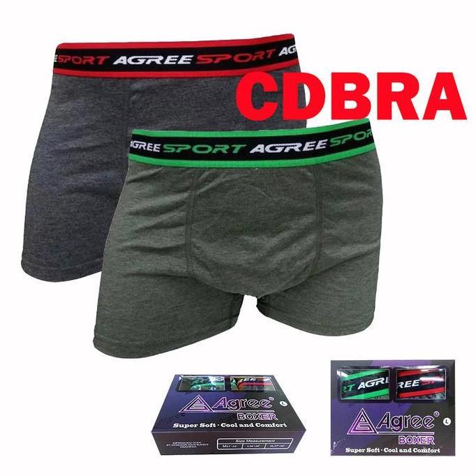 DV92 >> 2PCS CD BOXER 6603 CELANA KOLOR boxer