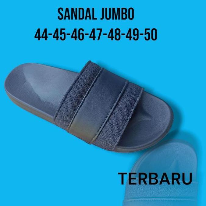 DS4 - sandal jumbo polos pria sandal big size sandal rumah strap Sendal Selop pria