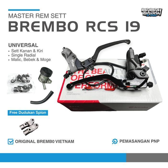 Master Rem Brembo Rcs 19 Corsacorta Handle Kiri Brembo Kopling Master Rem Rcs Vietnam Universal Semu