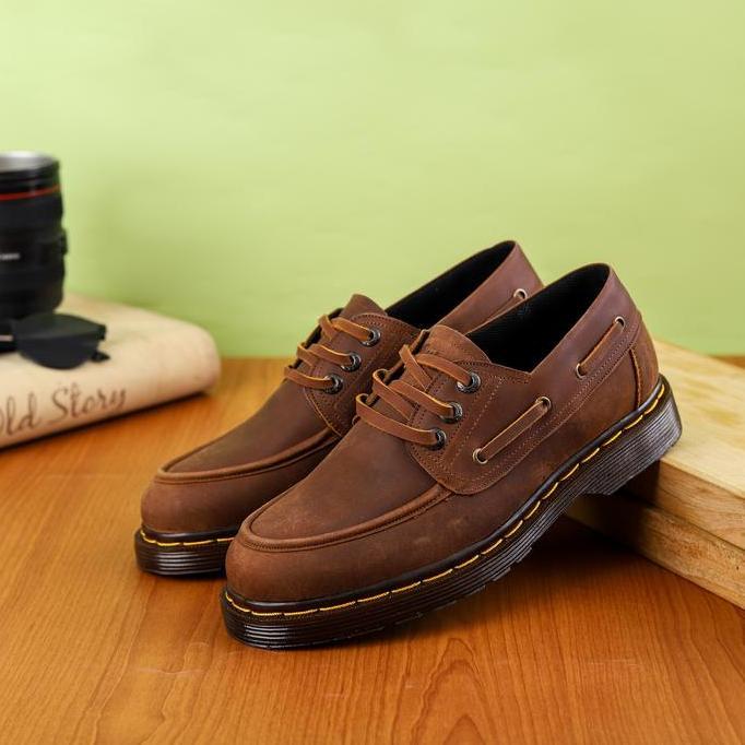 sepatu kulit pria sepatu boat shoes sepatu pantofel pria sepatu kantor terlaris