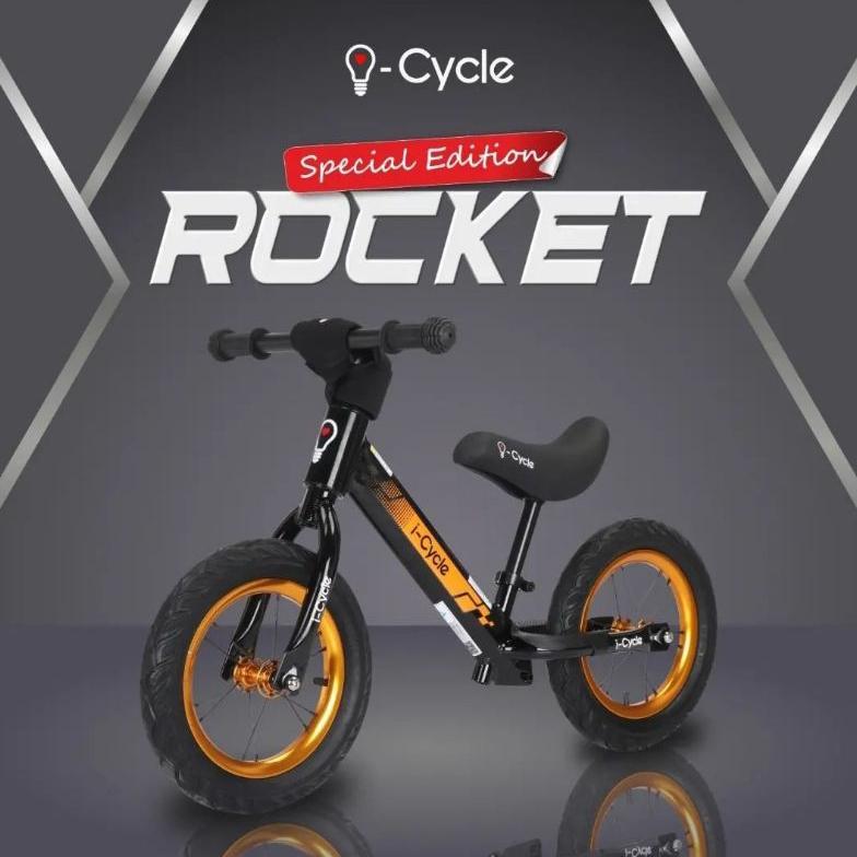 -ALS- Pushbike Push Bike balance Sepeda Keseimbangan I Cycle Rocket Special Edition