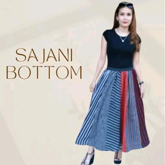 Lavanya - Sajani Bottom - Rok/Bawahan  Wanita Tenun Lurik Panjang