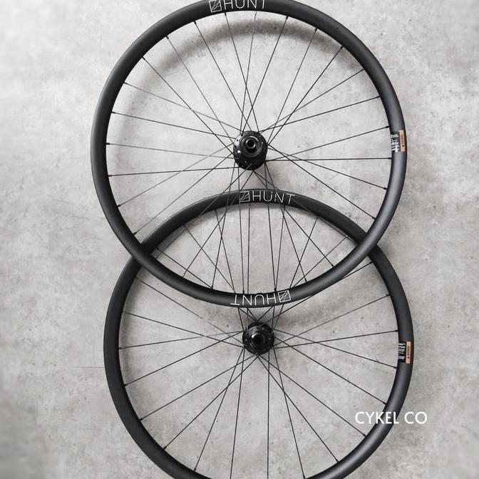 HUNT adventure carbon disc carbon tubeless 650b wheelset gravel/roadbike