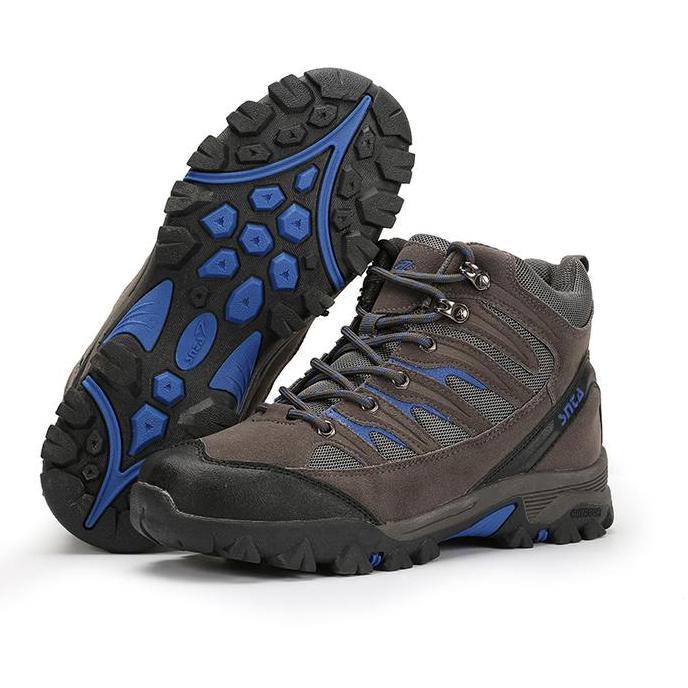 Hikway- Sepatu Gunung Snta 475 Grey Blue Boot / Hiking / Trekking / Outdoor Snta 500 Snta 493 Snta 5