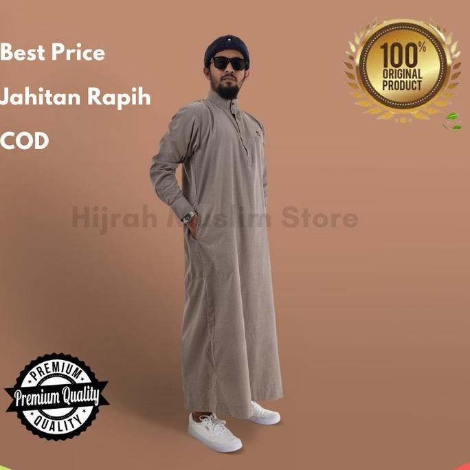 Baju Gamis Jubah Pria Dewasa Model Al Haramain Saudi Big Size Jumbo