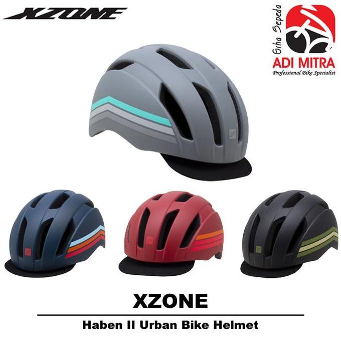 XZone Haben II Urban Bike Helmet Helm Sepeda