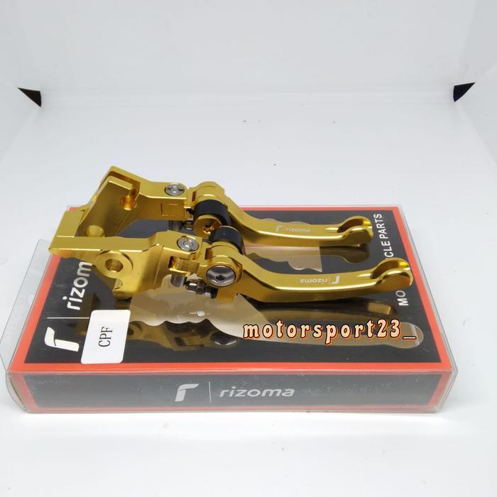 Handle Rem Motor R/Rizoma Hendel Rem Lipat Bahan Full Cnc Motor Tiger Original Dan Terpercaya