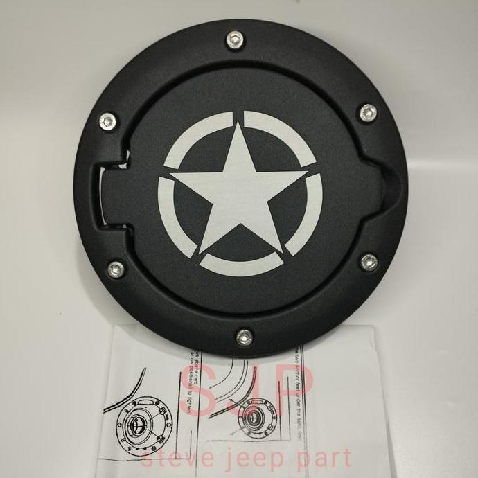 Cover Tutup Tangki Bensin Jeep Wrangler Rubicon Jk