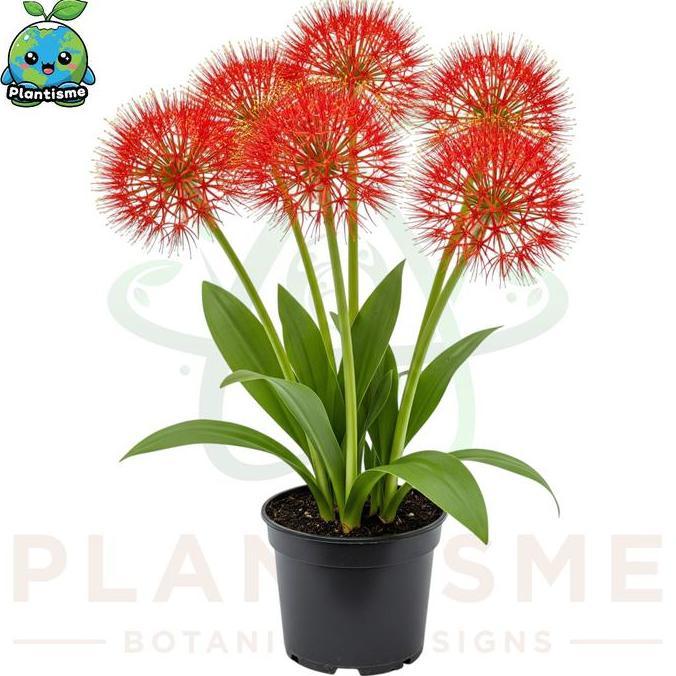 Termurah Tanaman Hias Fireworks Blood Lily Scadoxus multiflorus Kembang Merah Bunga Desember Bibit U