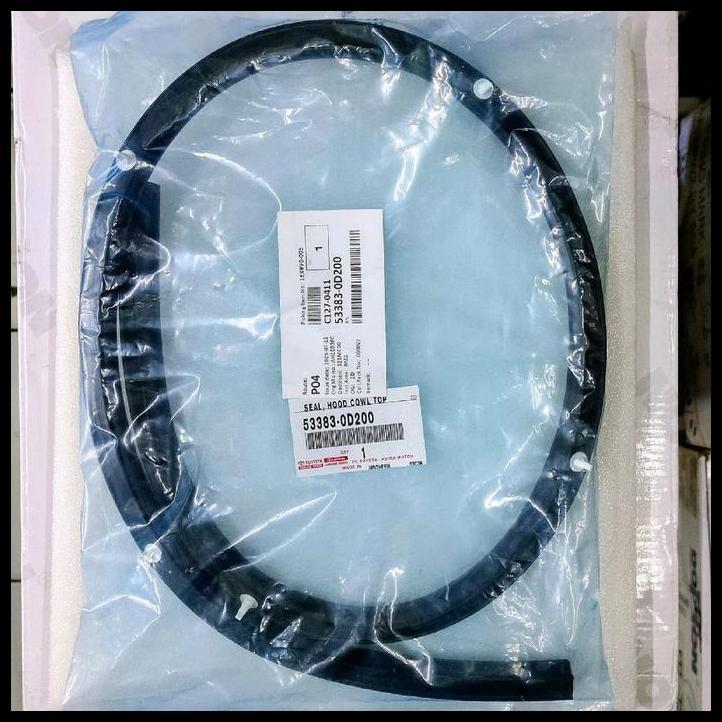 GRATIS ONGKIR 53383-0D200 KARET COWL TALANG AIR KAP MESIN ALL NEW YARIS 2014-2022 ORIGINAL