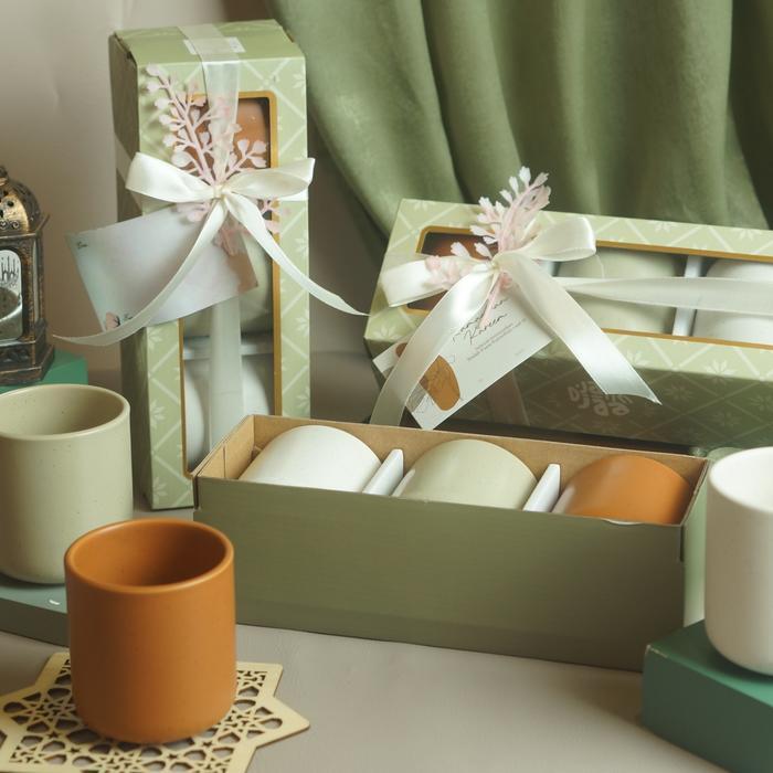 hampers lebaran gelas ocha set