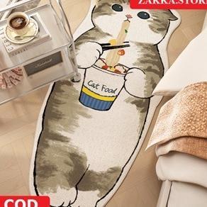 [JY] ZAKKA karpet bulu kamar tidur estetik Kamar Tidur minimalis Karpet Bulu halus Lembut cozy