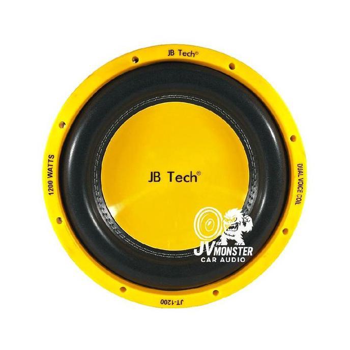 JB TECH Subwoofer 12 Inch JT1200 Magnet Besar Max 1200Watt Audio Mobil
