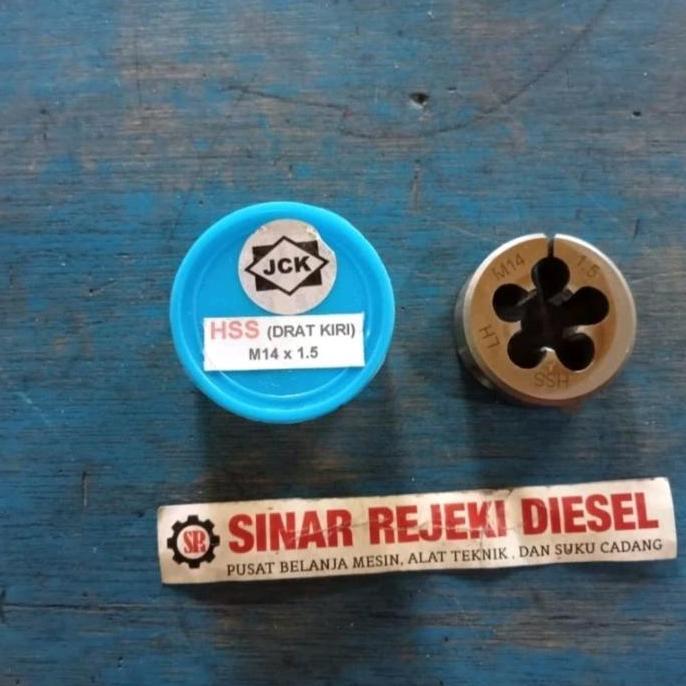 {{{{}}] Mata Senai Drat kiri M14 x 1.5 Baut Drat Snei Snai Kiri Dies M14x1.5