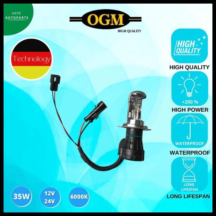 TERLARIS BOHLAM LAMPU HID OGM MOBIL PROTON GEN 2 1 SET - SUPER TERANG