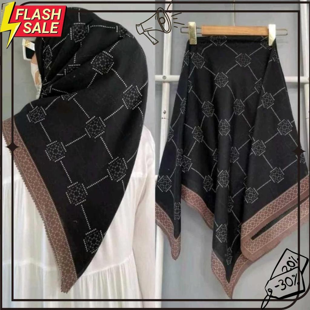 Hijab Leopard  Voal Motif Standart Termurah