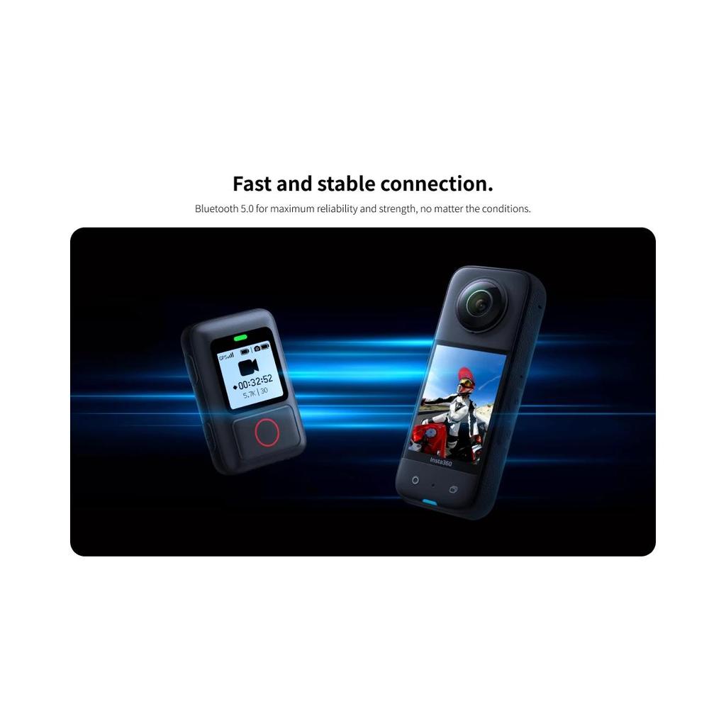 Insta360 One X4/X3/X2/RS/RS/R GPS/Go 3 S/Ace/ACE Pro Smart Remote Control for Action Camera VR Panor