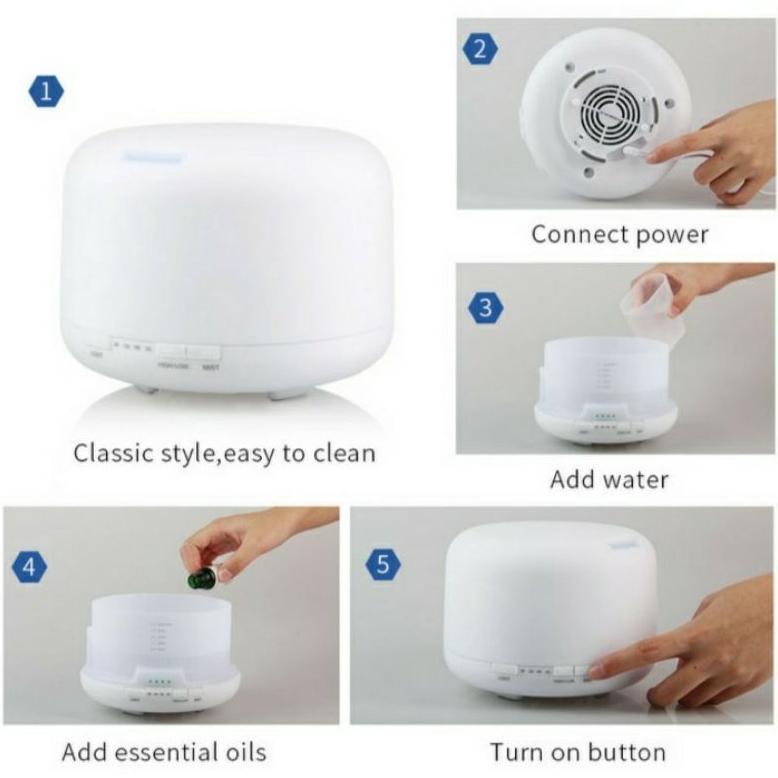Humidifier Diffuser urifier 500ml