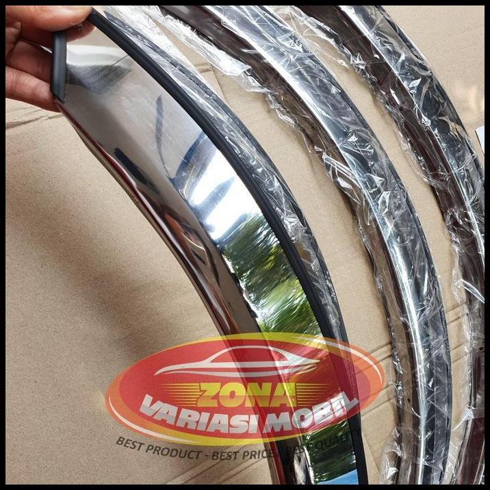 TERMURAH LIST FENDER TRIM OVER FENDER PANTHER LAMA 1995 - 1999 PLAT STAINLESS