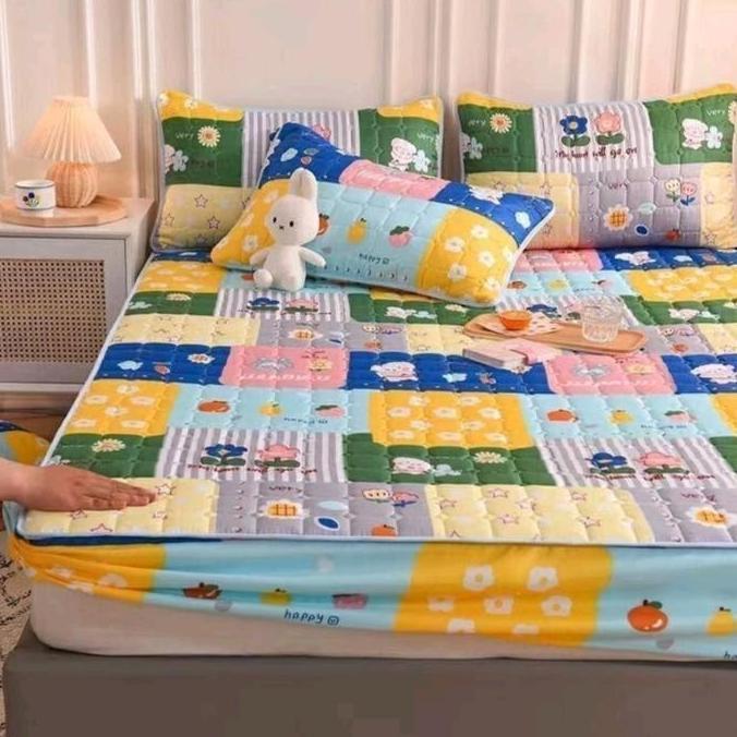 TERMURAH - SPREI WATERPROOF SULTAN Anti Air Anti Geser 160x200 dan 180x200