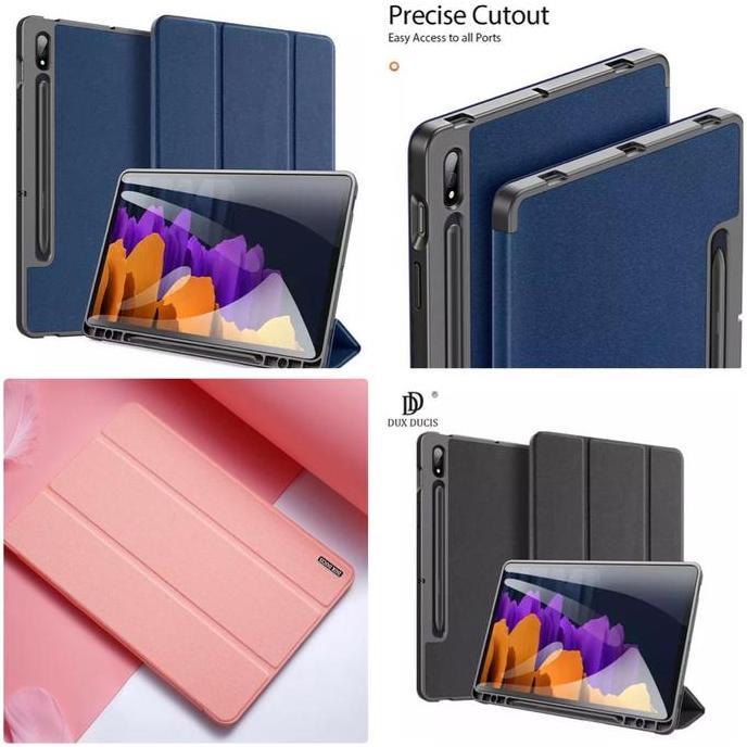 BEBAS ONGKIR - Dux Ducis Case Samsung Tab S7 11" / Tab S7 Plus 12.4" Flip Book Cover