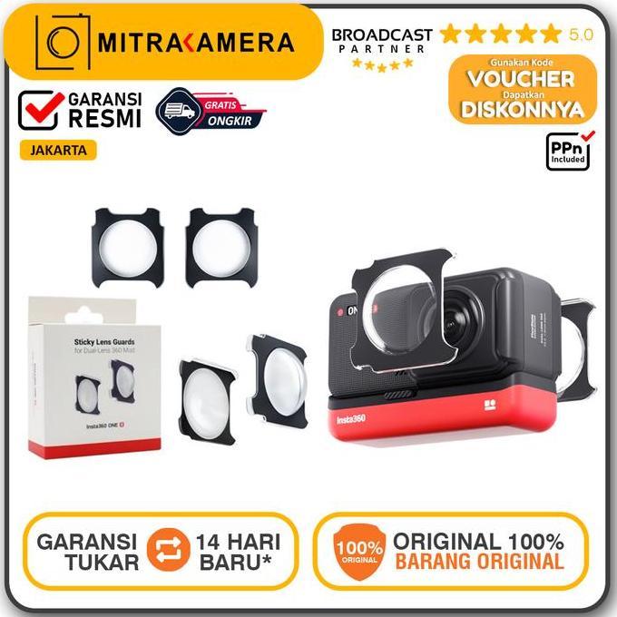 GHOENESH Insta360 Sticky Lens set for ONE RS 360 Mod