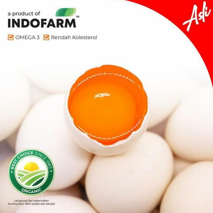 Telur Ayam Kampung Omega 20 Butir Indofarm FT
