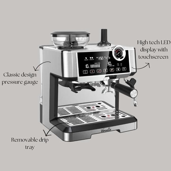 Mesin Kopi Espresso Semi Commercial Dominico 1 -  Venuella Double Boiler Espresso Machine AS