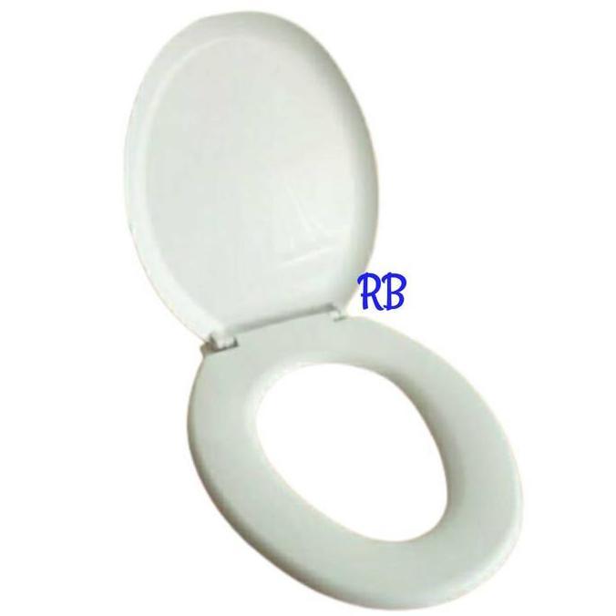 Tutup Closet Model Toto - Dudukan Toilet Warna Putih