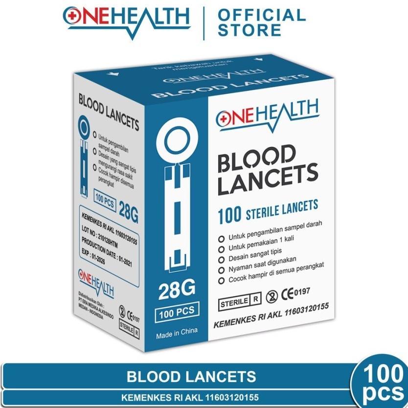 Blood Lancet 28G Lancet Easy Touch Lancet GlucoDr Jarum 28G - Blood Lancet Glucodr Autocheck Necco u