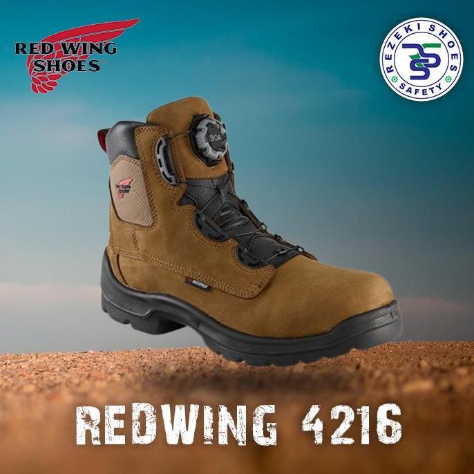 Sepatu Safety Redwing 4216 - Safety Shoes Redwing 4216 Pria Besi - SEPATU SAFETY terlaris