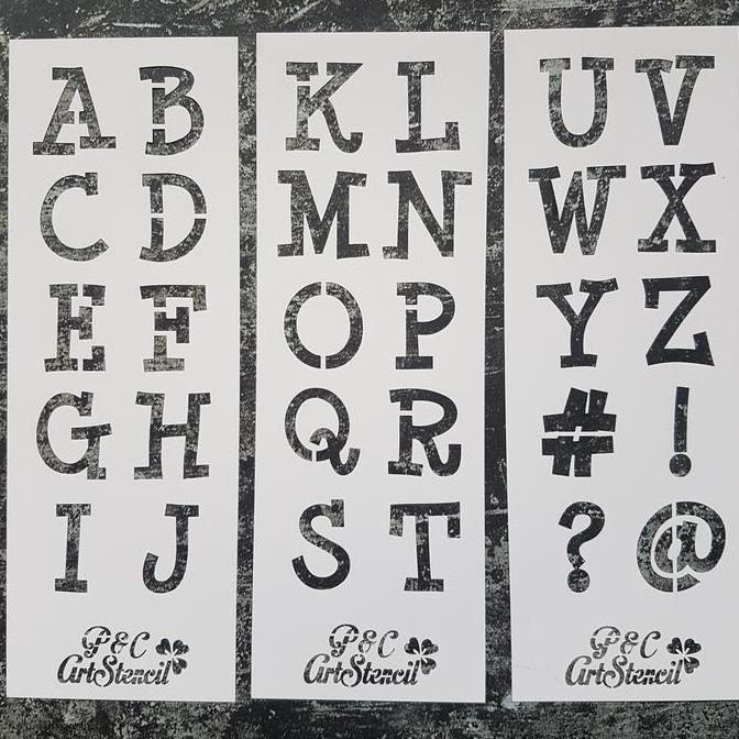 >>>>>] Stencil lokal huruf