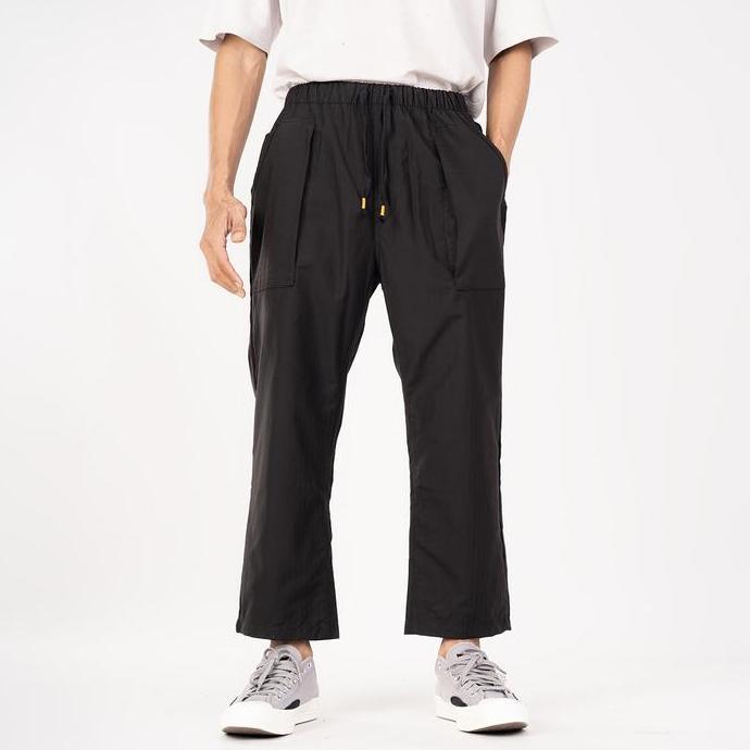 Basmala - Celana Panjang Pria Dewasa Warna Hitam Celana Sirwal Pangsi Bahan Sogo